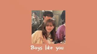 Cover art for BOYS LIKE YOU (sped up)
