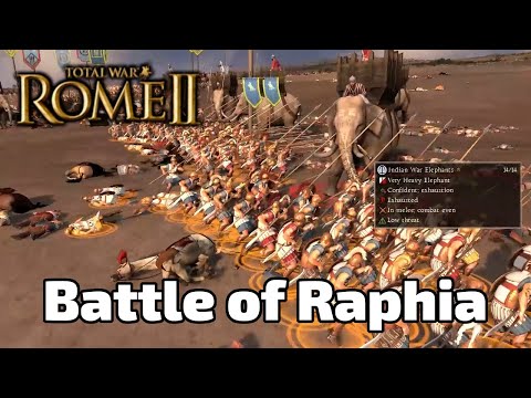 Rome Total War 2 - Epic Battle of Raphia