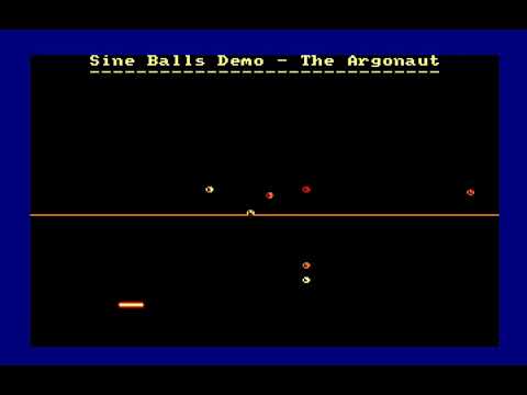 Sine Wave Ball Demo in Z80 Assembler - Amstrad CPC