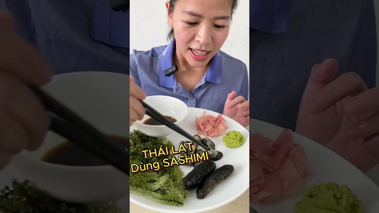 SASHIMI VỚI HẢI SÂM CÁT? BẠN ĐÃ THỬ CHƯA???