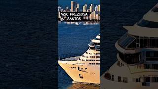MSC PREZIOSA cruzeiro  Santos navio carnaval Argentina Uruguai  @cruzeiros2025   #shorts