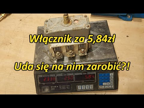 Włącznik zakupiony na złomie. Warto takie kupować?