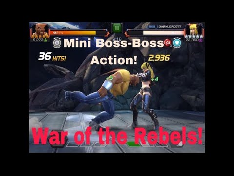 War of the Rebels! Alliance War Path 6 Gameplay (Luke Cage, Hyperion, Starky)