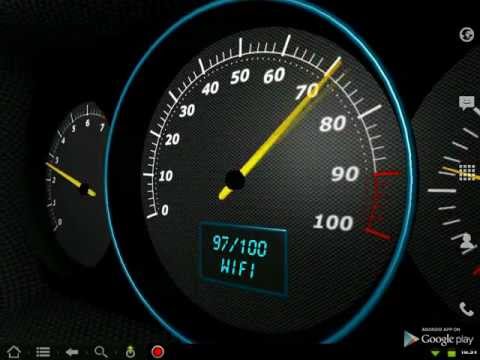 3D Speedometer Live Wallpaper Video