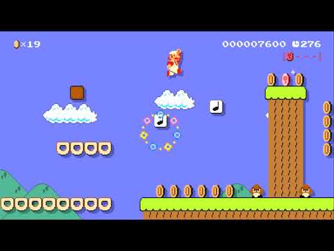 4-3 特殊ブロックのアスレチック by CWU-01P - SUPER MARIO MAKER - NO COMMENTARY 1ba