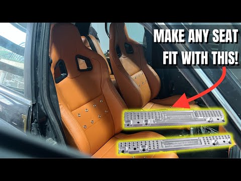 INSTALL ANY AFTERMARKET SEAT IN YOUR CAR WITH THIS! (@garagistic E30 Seat Mount)