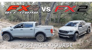 Ford Ranger FX2 VS FX4 Obstacle Course | Part 2