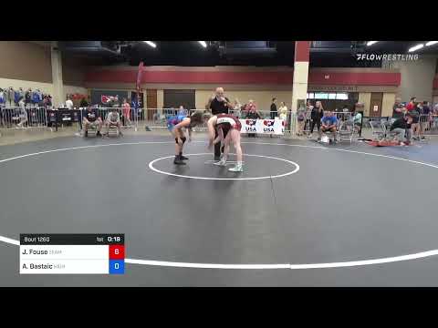 62 kg Semifinal   Jordyn Fouse, Team Pennsylvania vs Aleksandra Bastaic, Highland Wrestling Club 1ca