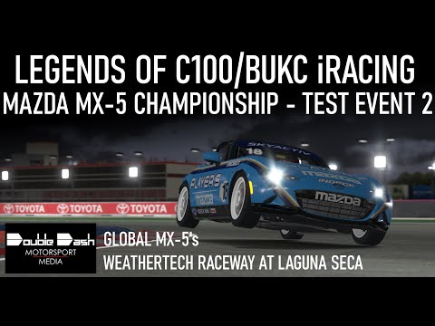 iRacing - Legends of Club100 / BUKC iRacing Mazda MX-5 Championship - Test Event 2