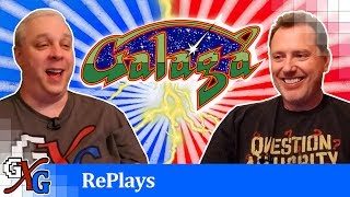 Galaga Arcade RePlay - I Got SMASHED Up Big Time!