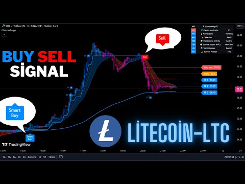 🔴Live Litecoin (LTC) 5 Minute Live Signals -Trading Signals- Scalping Strategy -Diamond Algo-