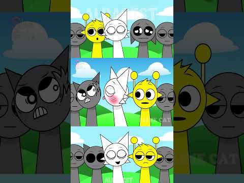 Simon's reaction when Wenda sus Gray #sprunki #wenda #gray