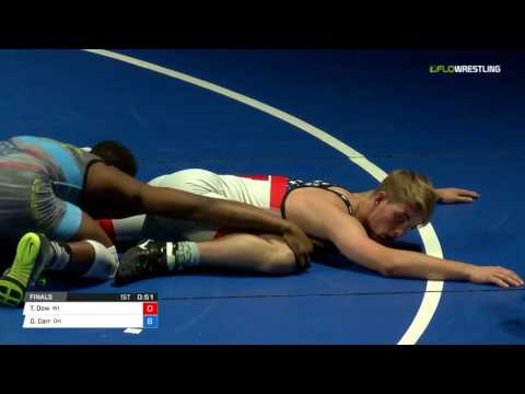 Junior FS 160 Finals - Tyler Dow (WI) vs. David Carr (OH)