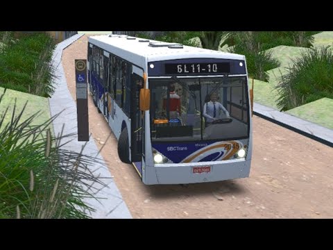Caio Millennium II Scania trucado SBCTrans no mapa Grajaú city PROTON bus simulator