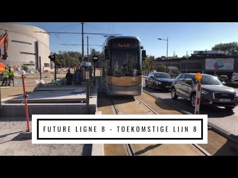 La future ligne 8 en test - De toekomstige lijn 8 getest