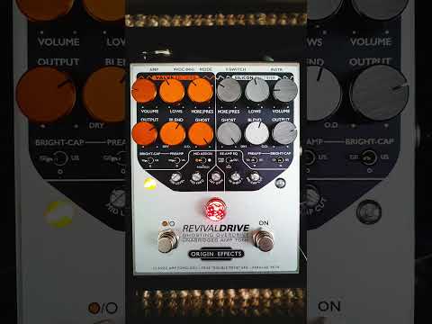 Origin Effects RevivalDRIVE Overdrive 2010s - Silver/Orange Bild 4