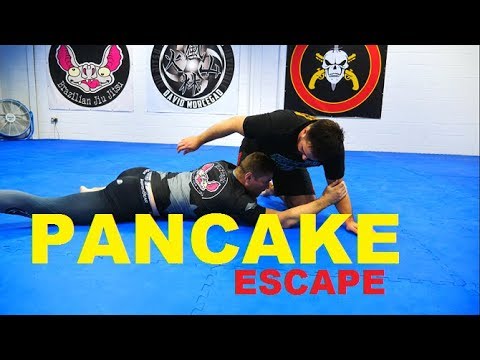 Easily Escape Side Control by Pancaking (With SUBTITLES)