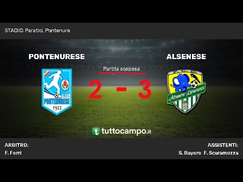 Pontenurese VS Alsenese 2 - 3