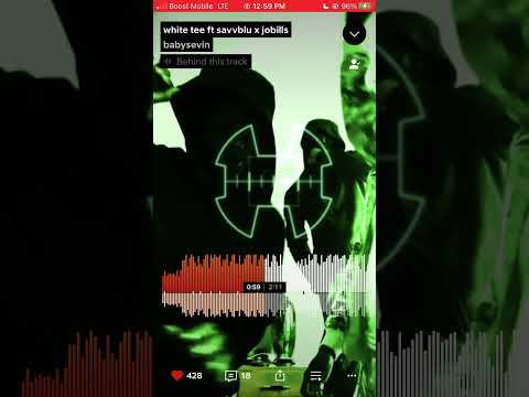 Babysevin Ft SavvBlu X JoBills white tee