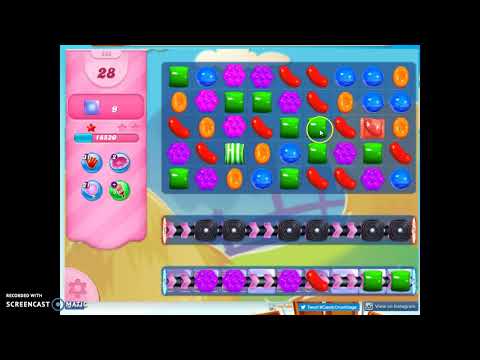 Candy Crush Level 585 Audio Talkthrough, 3 Stars 0 Boosters