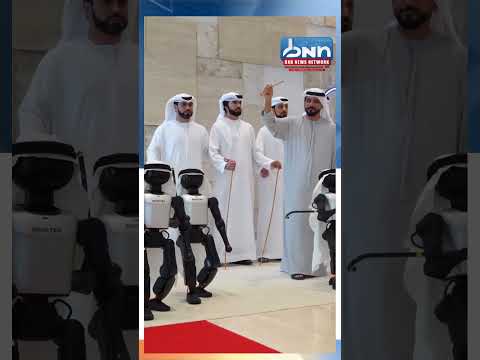 Booster K1 Humanoid Robot Ayala Dance Abu Dhabi Sheikh Hamdan