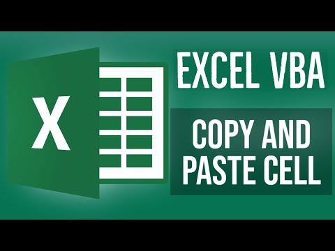 Excel VBA Tutorial for Beginners 7 - Copy And Paste Cell Data In VBA