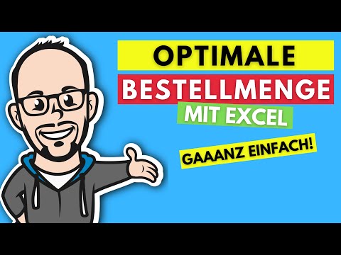 Optimale Bestellmenge mit Excel gaaanz einfach! - AP1 Prüfung 2016