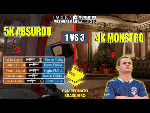 5K INSANO DO PALUH, PANICO GANHANDO CLUTCH MONSTRO, 4K DO CYBER - HIGHLIGHTS QUINTA RODADA BR6