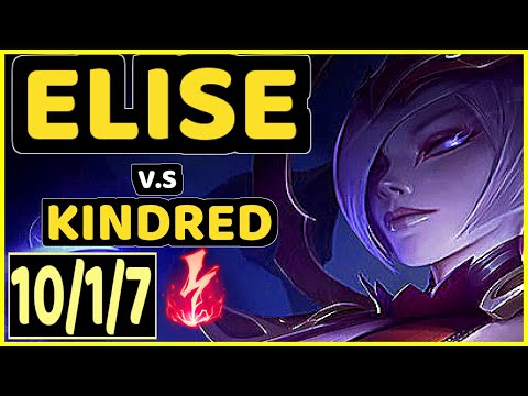 CINKROF (ELISE) vs KINDRED - 10/1/7 KDA JUNGLE GAMEPLAY - EUW Ranked GRANDMASTER