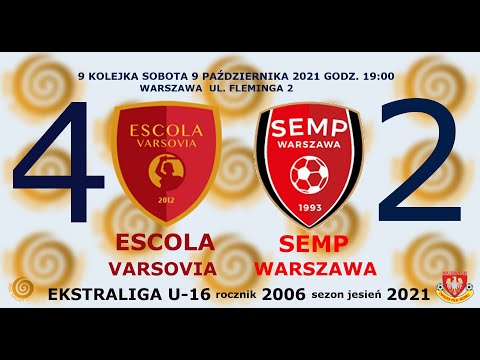 Escola Varsovia - KS Semp Warszawa 2006 4:2 gole 9.10.2021