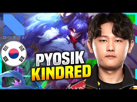 PYOSIK IS SO GOOD WITH KINDRED! - DRX Pyosik Plays Kindred Jungle vs Nidalee! | KR SoloQ Patch 10.22