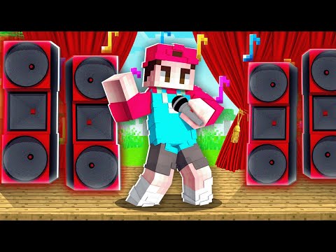 MY NEW SONG in MINECRAFT!  (Live now)