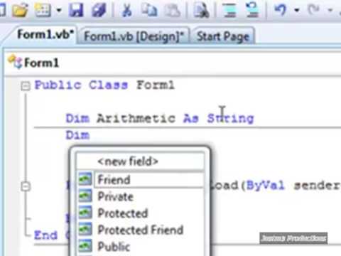 Visual Basic 2008 Make A Basic Calculator Quick Tutorial Part 1