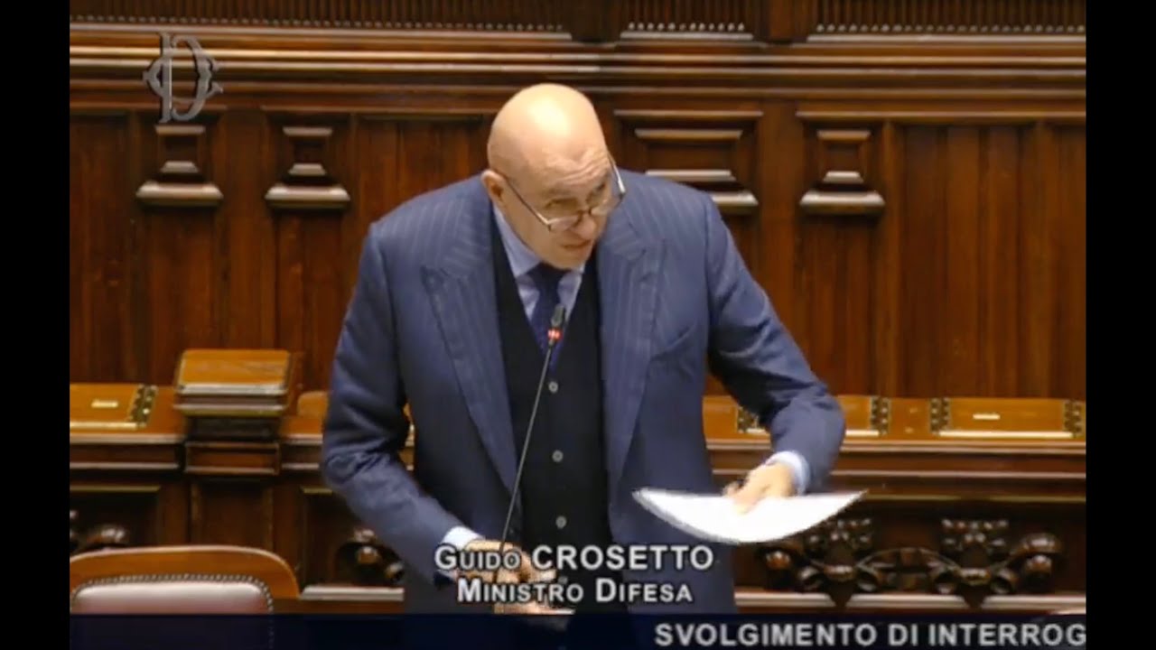 IL MINISTRO CROSETTO RISPONDE AL QUESTION TIME ALLA CAMERA DEI DEPUTATI