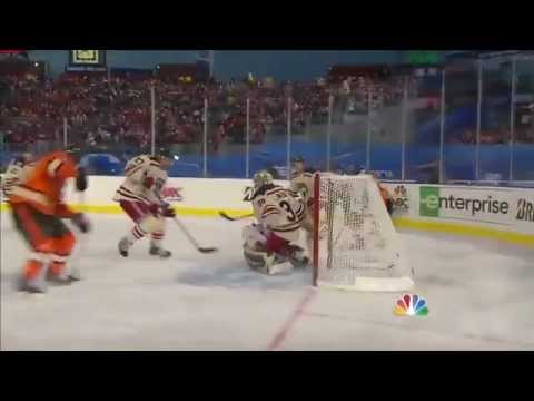 Brayden Schenn - 1st Career NHL Goal (Scored At 2012 Winter Classic)