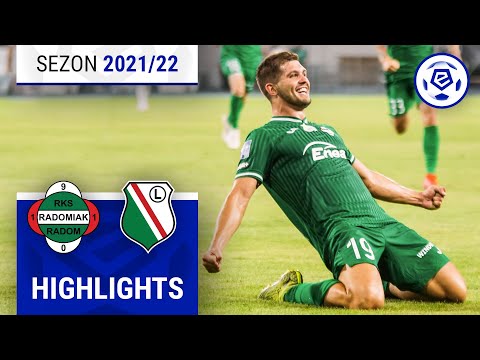 Radomiak Radom - Legia Warszawa 3:1 | SKRÓT | Ekstraklasa 2021/22 | 2. Kolejka