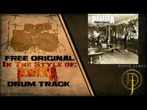 Pantera Styled Free Original Drum Track - 138 BPM (FREE DOWNLOAD)