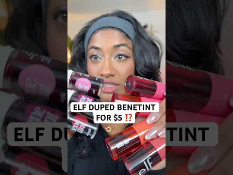 HOW DO THE @elfcosmetics LIP STAINS COMPARE TO BENETINT⁉️