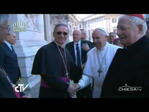 25 marzo 2017 La giornata di PAPA FRANCESCO a Milano: in Duomo e sul sagrato (ChiesaTV)