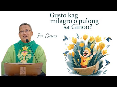 Homily - Gusto kag milagro o pulong sa Ginoo?  - Fr.Ciano | Homily 24h