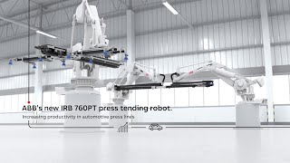 Fastest Press Tending Robot | 3D Product Video | ABB Robotics