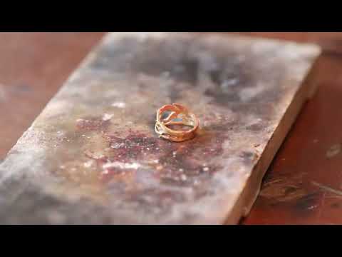 Custom Floral Style Engagement Ring - Making 18K Gold Engagement Ring #handmade #jewelry #ring #gold