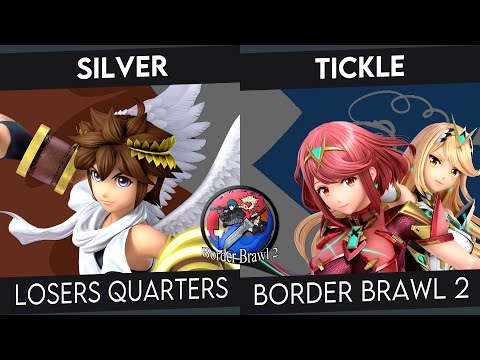 Border Brawl 2 - Silver (Pit) Vs. Tickle (Pyra Mythra) - Losers Quarters - Smash Ultimate