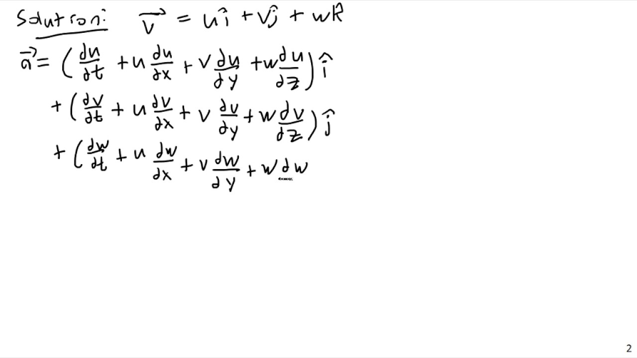 Reynold's Transport Theorem and Control Volume Applications - Fluid Mechanics