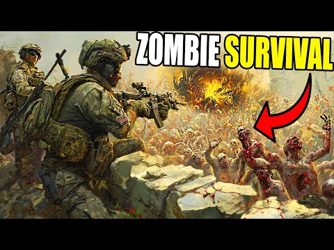 New ZOMBIE SURVIVAL Simulator has Terrifying WALL SIEGE Battles! - Broken Arrow