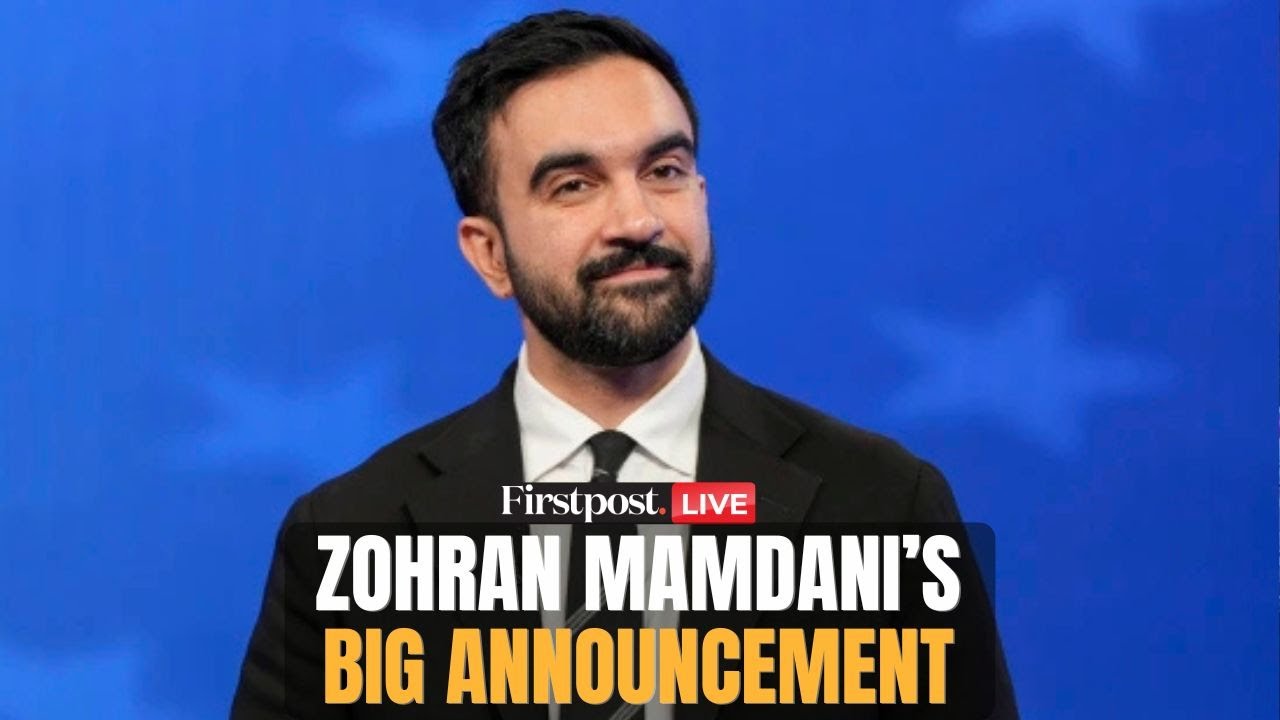 LIVE: New York City Mayor-Elect Zohran Mamdani Makes Big Announcement | Firstpost