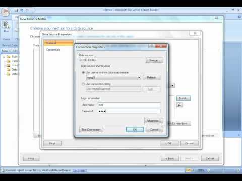 The missing part if you use SSRS Report Builder with MySQL, you should go MS SQL - part 1