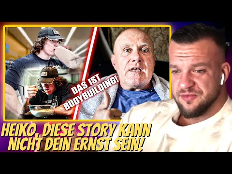 Heiko Kallbach celebrates Sam Sulek's filthy diet! He's made entirely of fabric and cocoa. Willia...