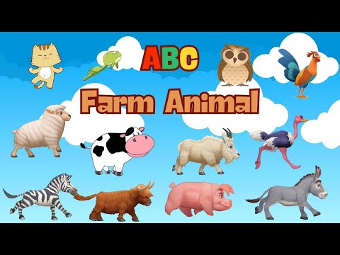 ABC Farm Animal Sounds Song N11T1 | Alphabet Animals Song for Kids | Kids TV Education