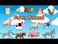 ABC Farm Animal Sounds Song N11T1 Alphabet Animals Song For Kids Kids TV Education